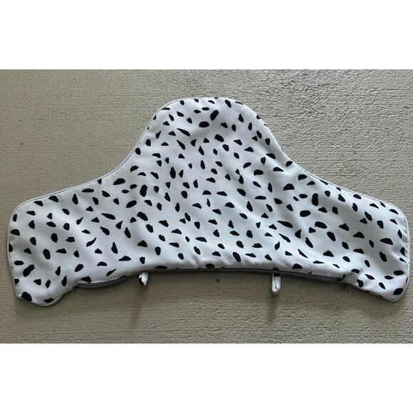 Yeah Baby Goods Black Painted Dots Highchair Cushion Cover - Picture 2 of 3